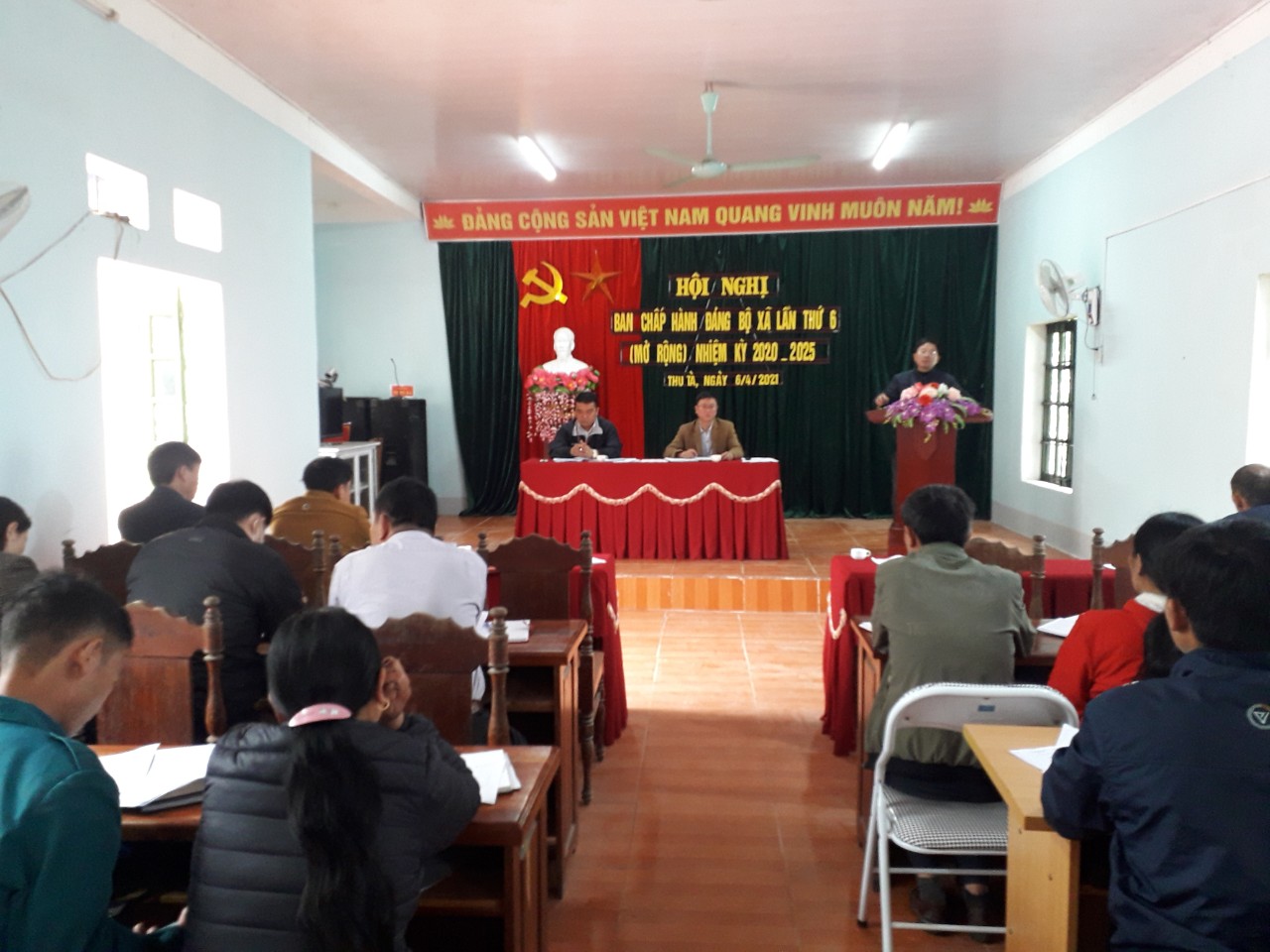 Hội nghị BCH Đảng bộ xã Thu Tà lần thứ sáu, khóa XVIII nhiệm kỳ 2020-2025 (mở rộng)